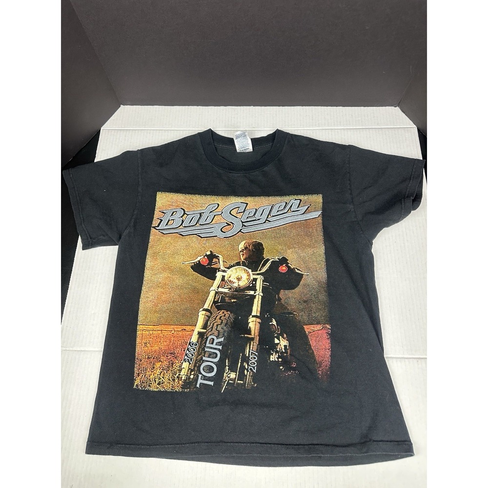 Bob Seger Face‎ T-Shirt Womens Medium Promise North American Tour 2006 Band Tee